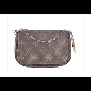 Authenticated Louis Vuitton mini pochette